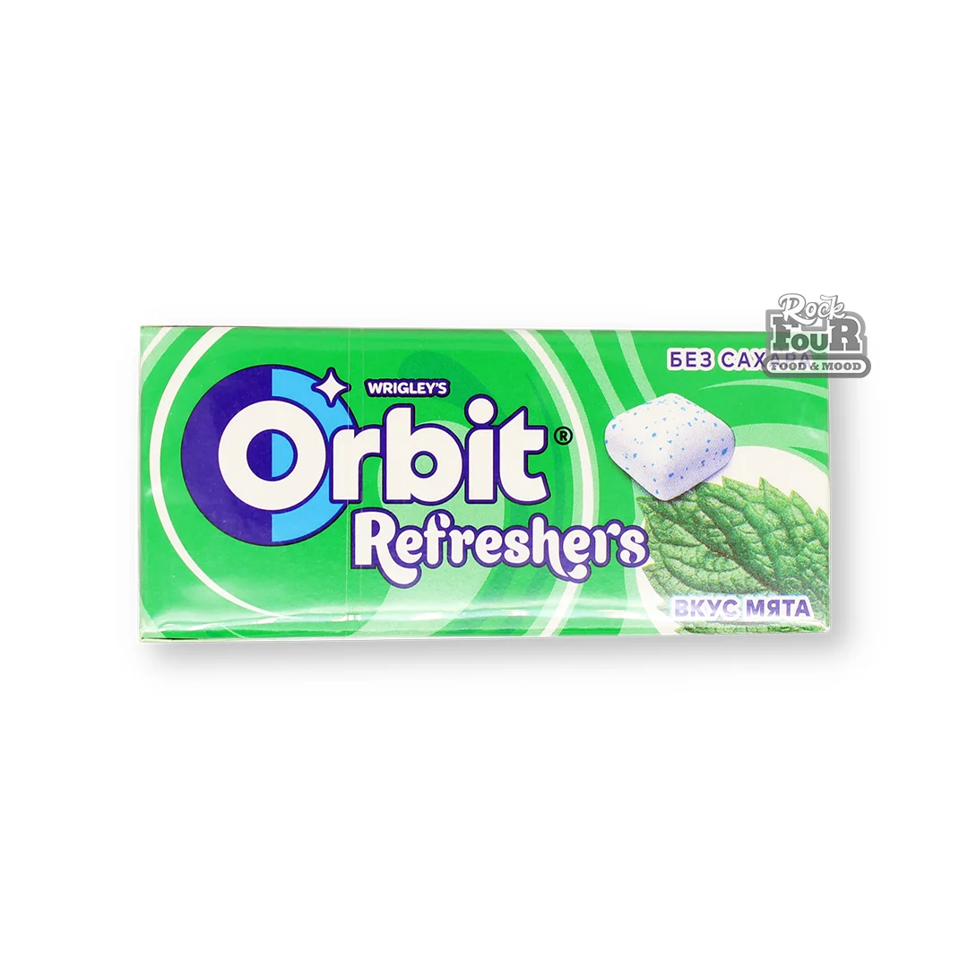 Жевательная резинка «Orbit Refreshers» мятный вкус 16г